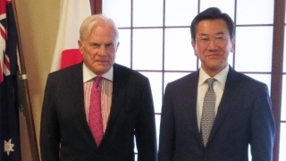Ambassador Yamagami and Mr John McCarthy AO