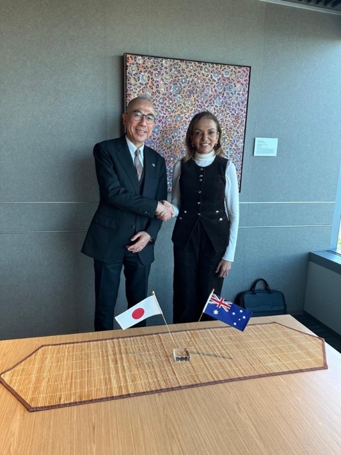 Ambassador Suzuki with the Hon Dr Anne Aly MP